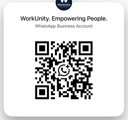 QR-код для чата WorkUnity в WhatsApp